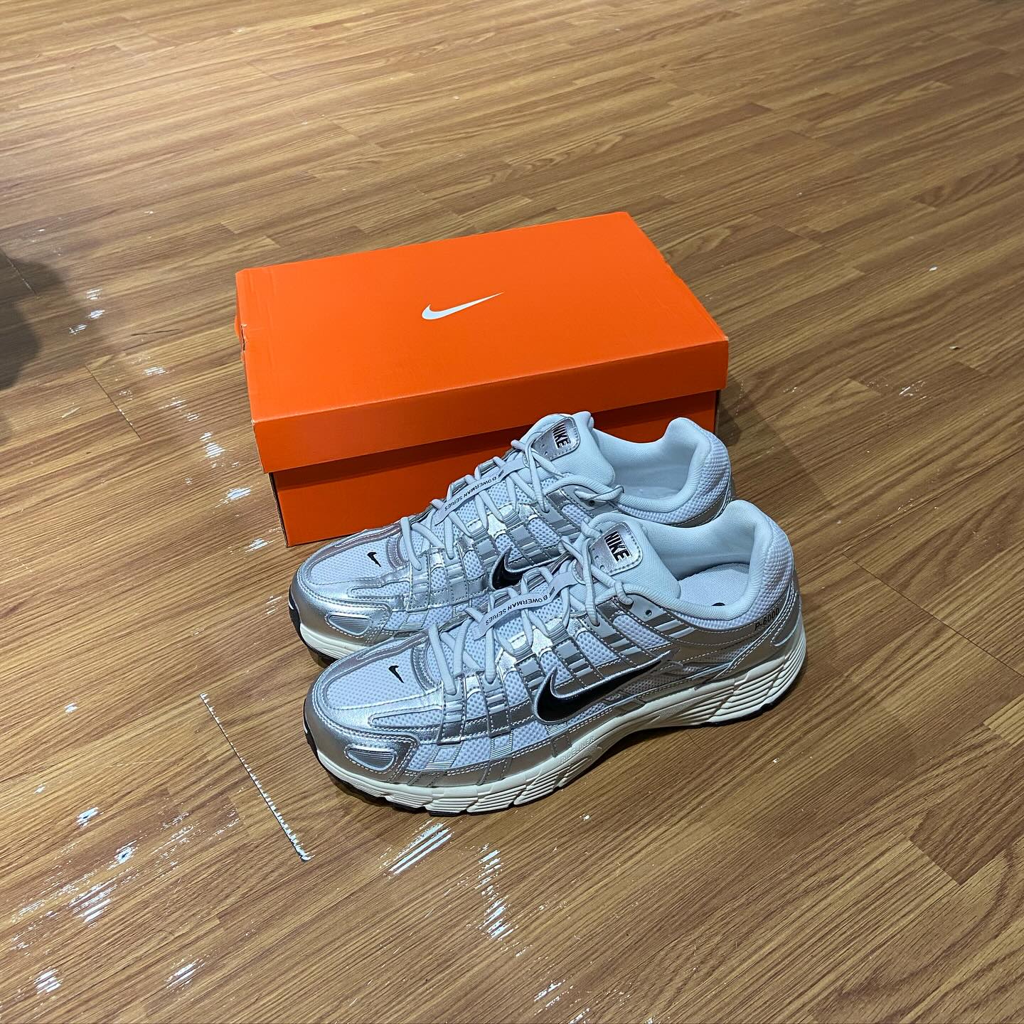 Nike P-6000 White/Silver P6000