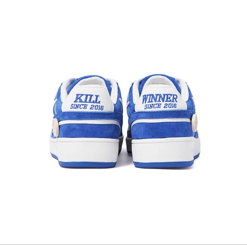 預訂 Preorder 韓國大熱 Killwinner 蕾絲花邊 緞帶 長舌 徳訓鞋 彩藍 German Trainer Blue