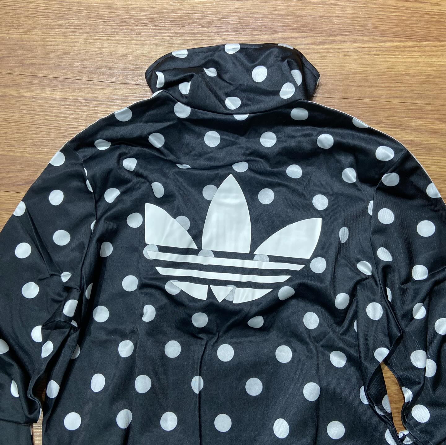 Adidas Women Dots Allover Print Firebird Track Jacket Black/White AB2267 女裝黑白波點外套