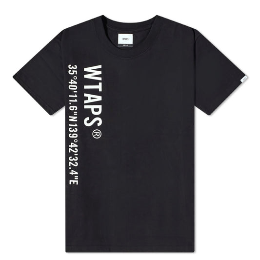 Wtaps GPS SS Tee Black 221PCDT-ST07S