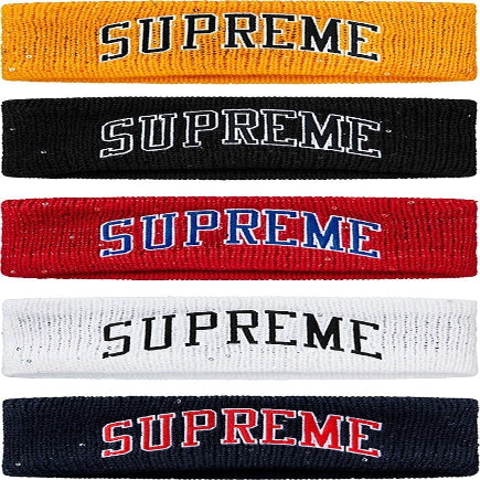 Supreme x New Era FW18 Sequin Arc Logo Headband