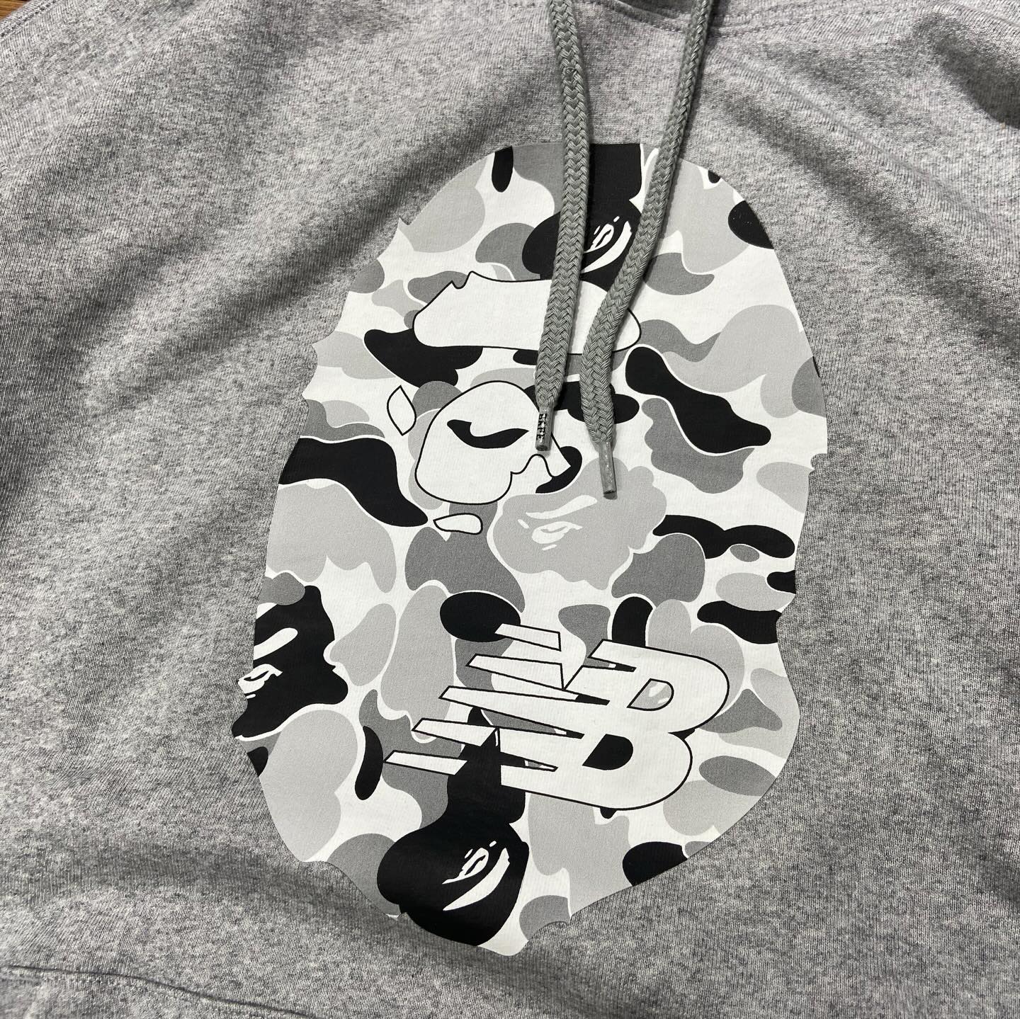 A Bathing Ape Bape x New Balance NB Logo Hooded Sweatshirt