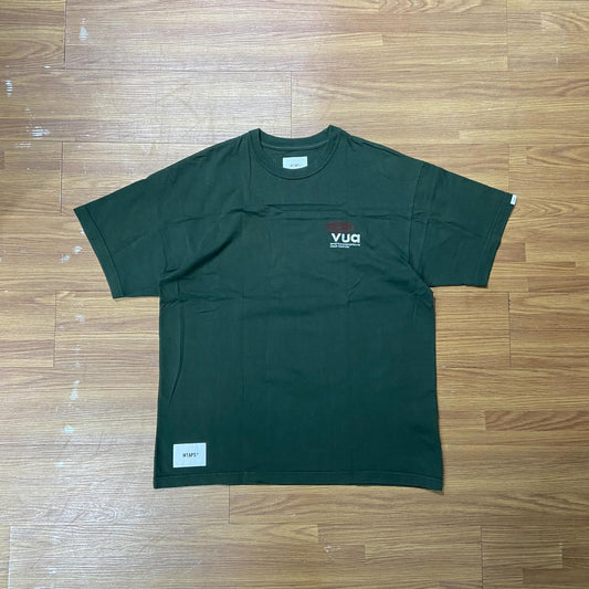 Wtaps ALL 02 Cut & Sewn SS Top Dark Green 232ATDT-CSM04