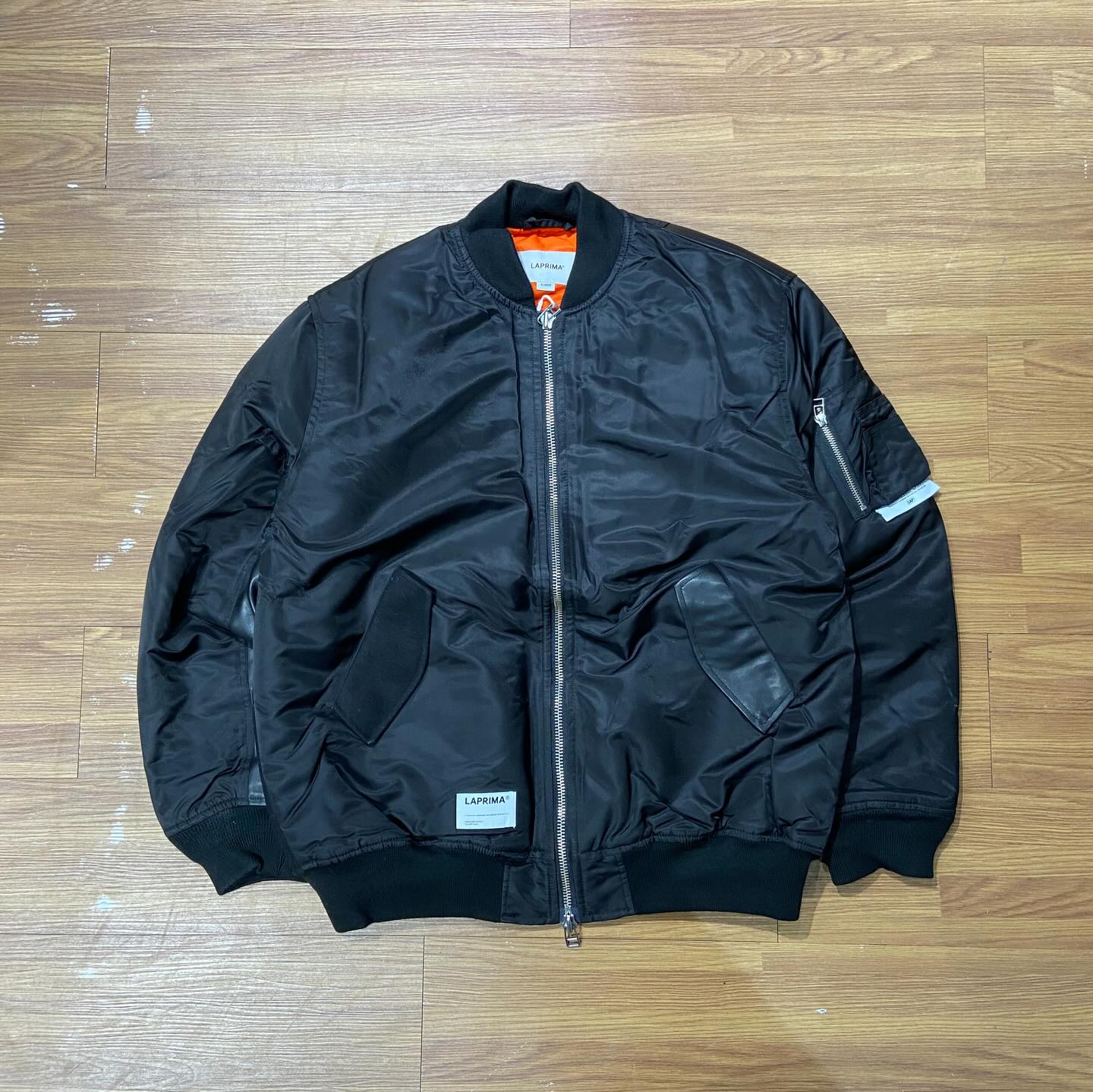 Laprima 拼接 Split Patch MA-1 Jacket 黑色