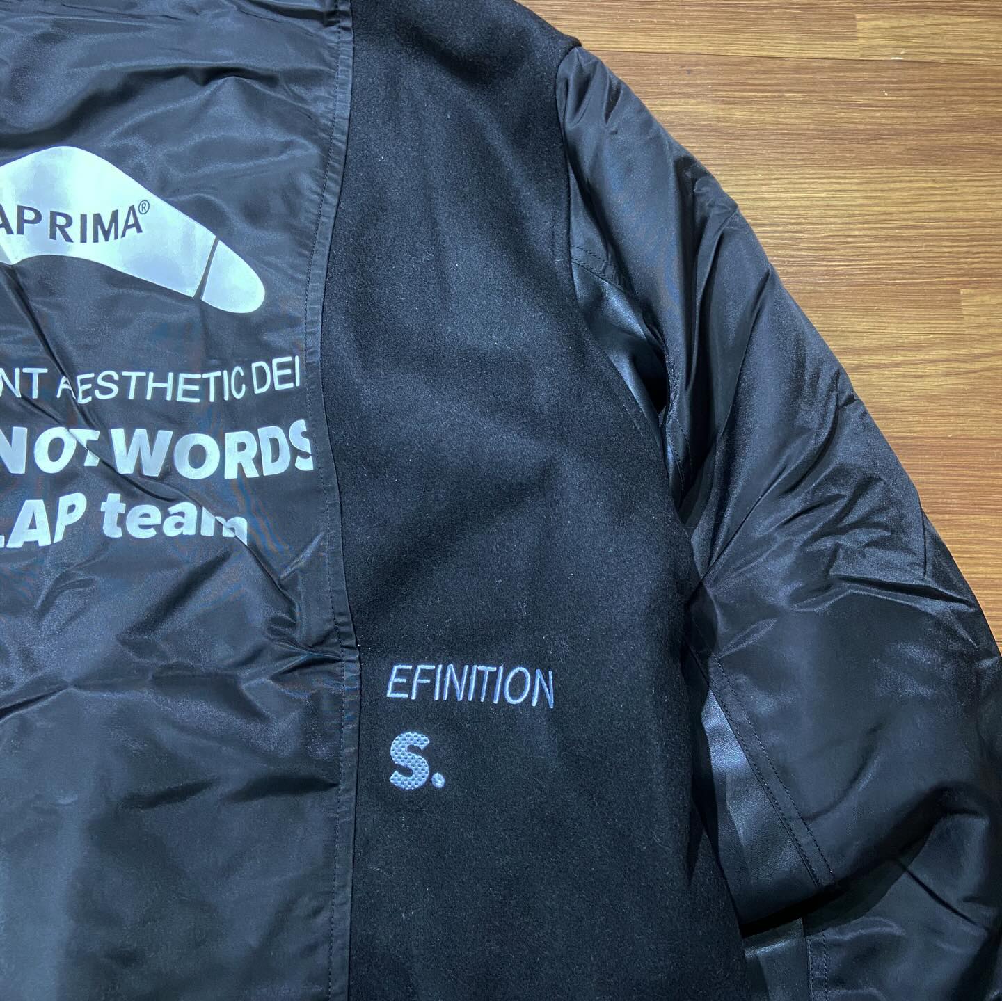 Laprima 拼接 Split Patch MA-1 Jacket 黑色