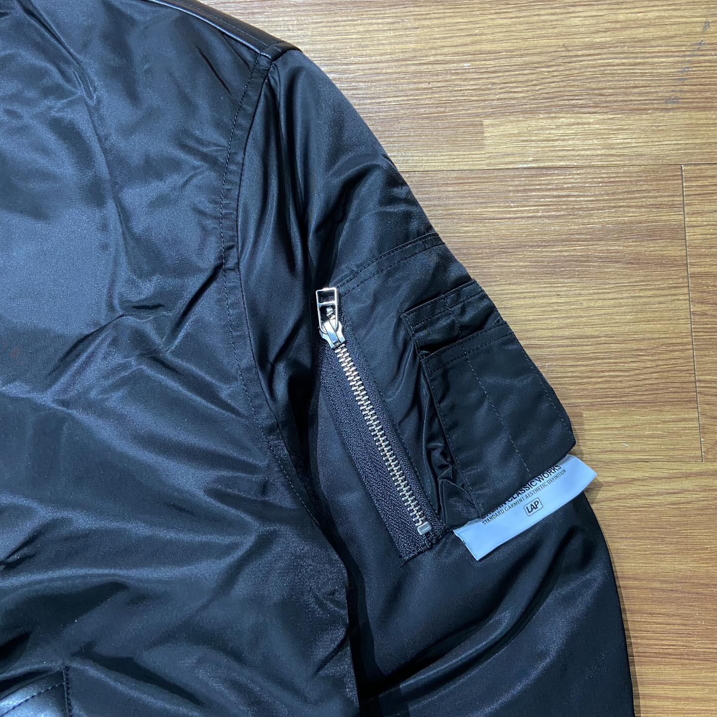 Laprima 拼接 Split Patch MA-1 Jacket 黑色