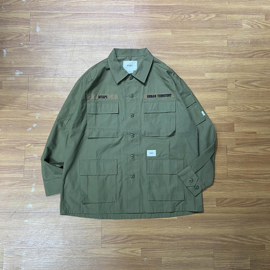 Wtaps Jungle 02 LS / Cotton Ripstop Olive Drab