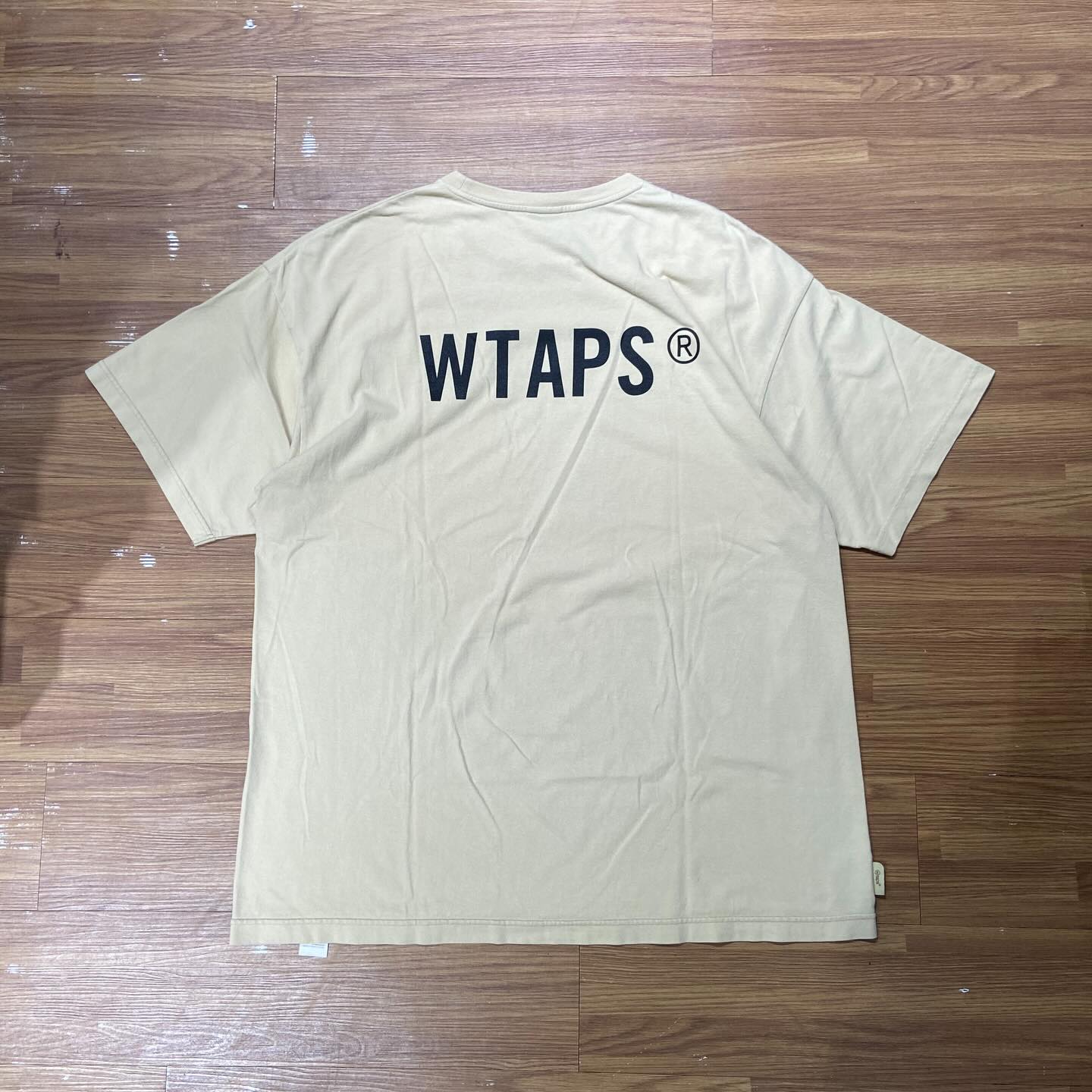 Wtaps Sign Tee SS Khaki (Display Item)