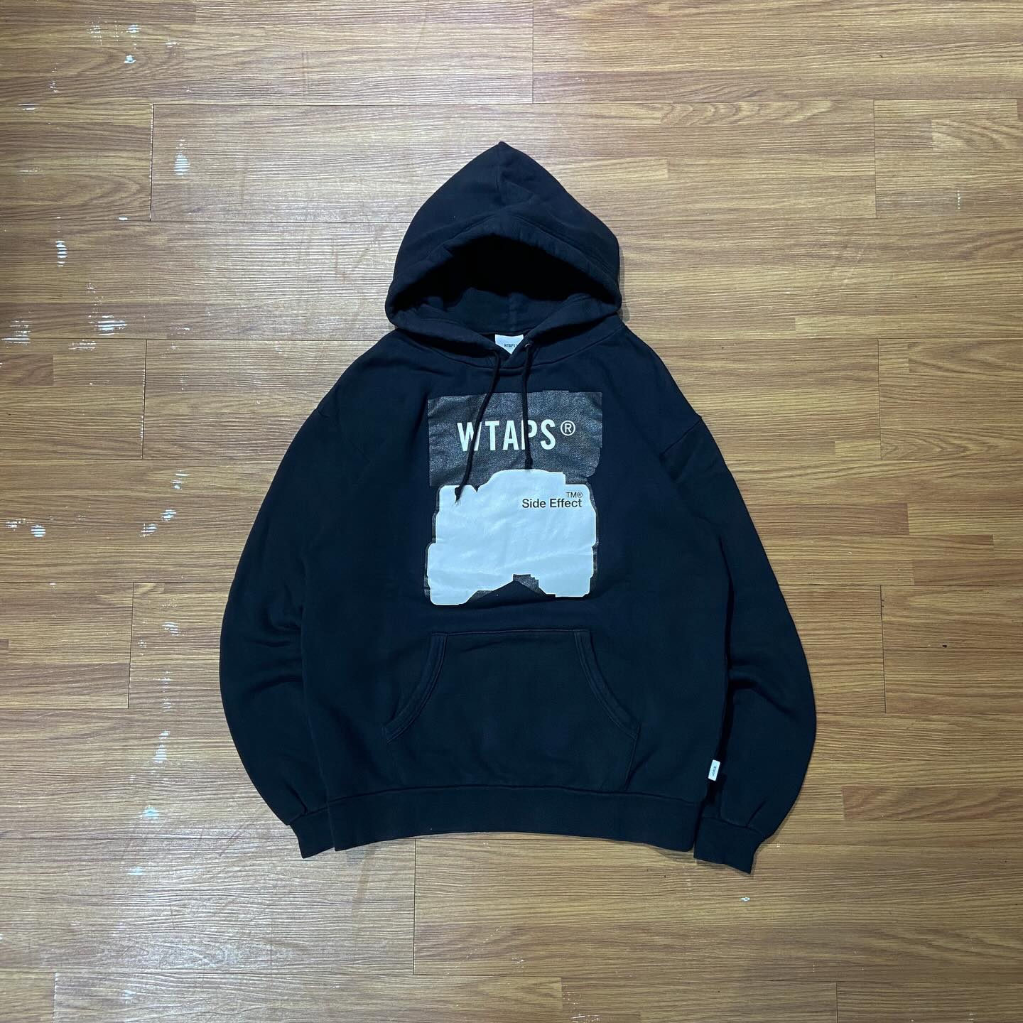 Wtaps Side Effect Hooded Sweatshirt Black (Display Item)