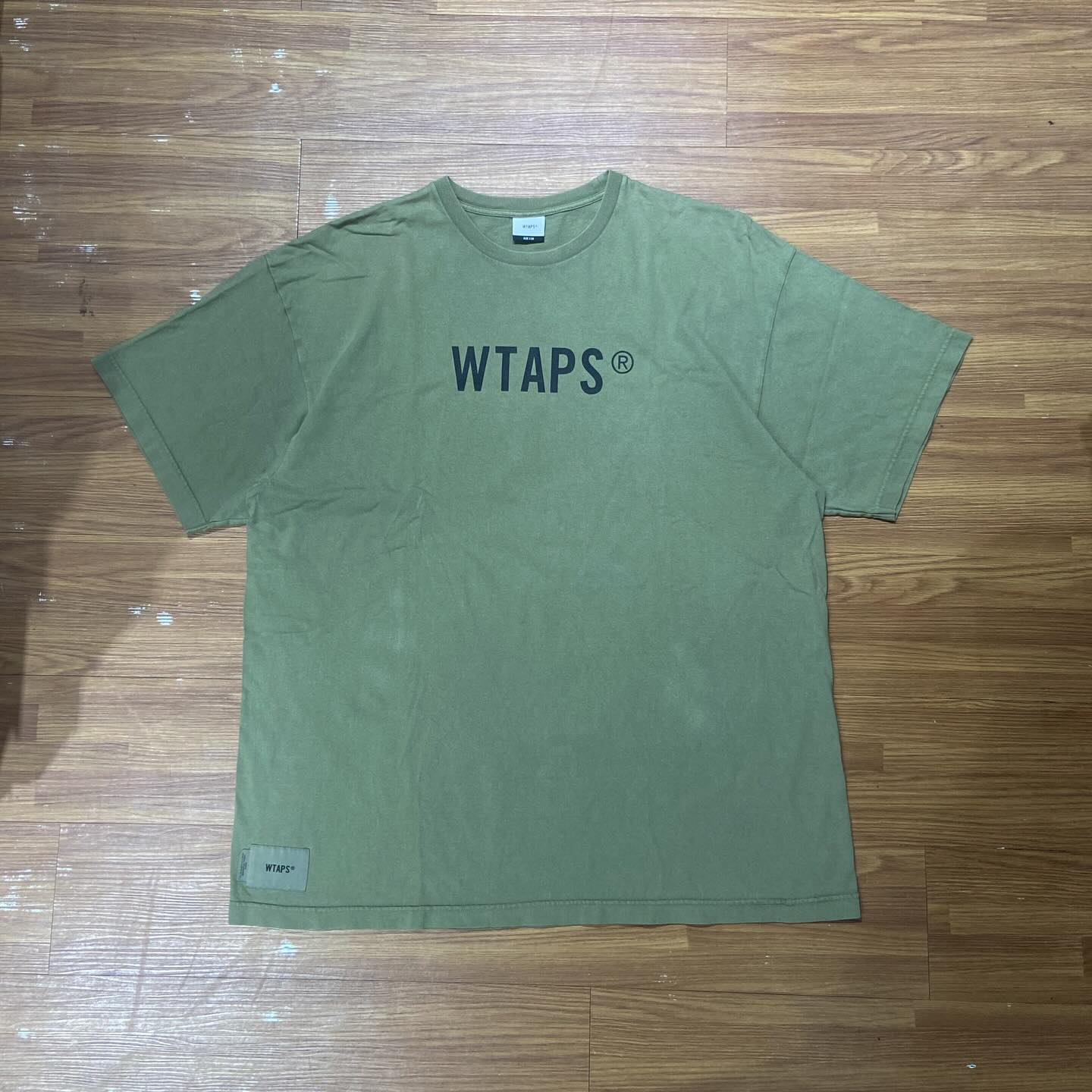 Wtaps Sign SS Tee / Cotton Olive Drab (Display Item)