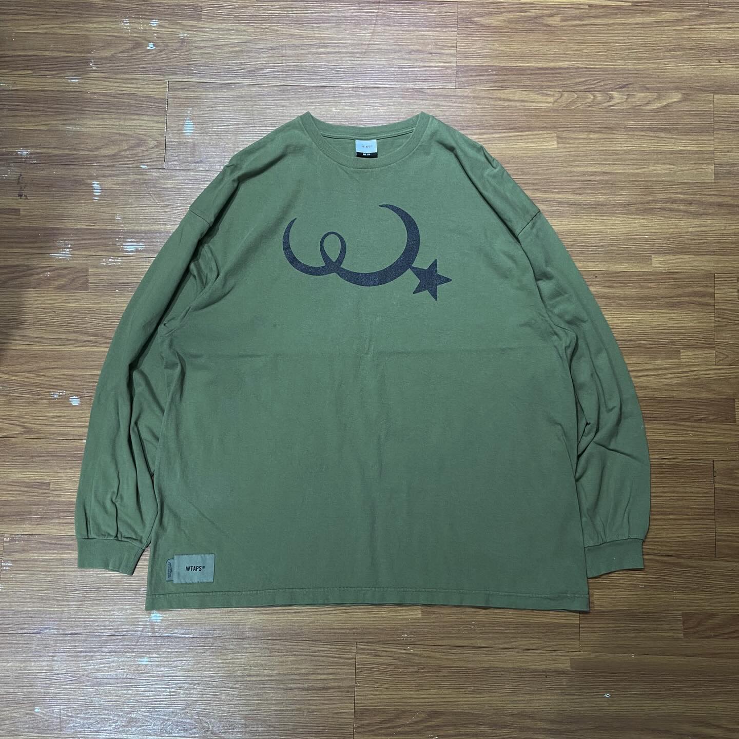 Wtaps Moon & Star LS / Cotton Olive (Display Item)