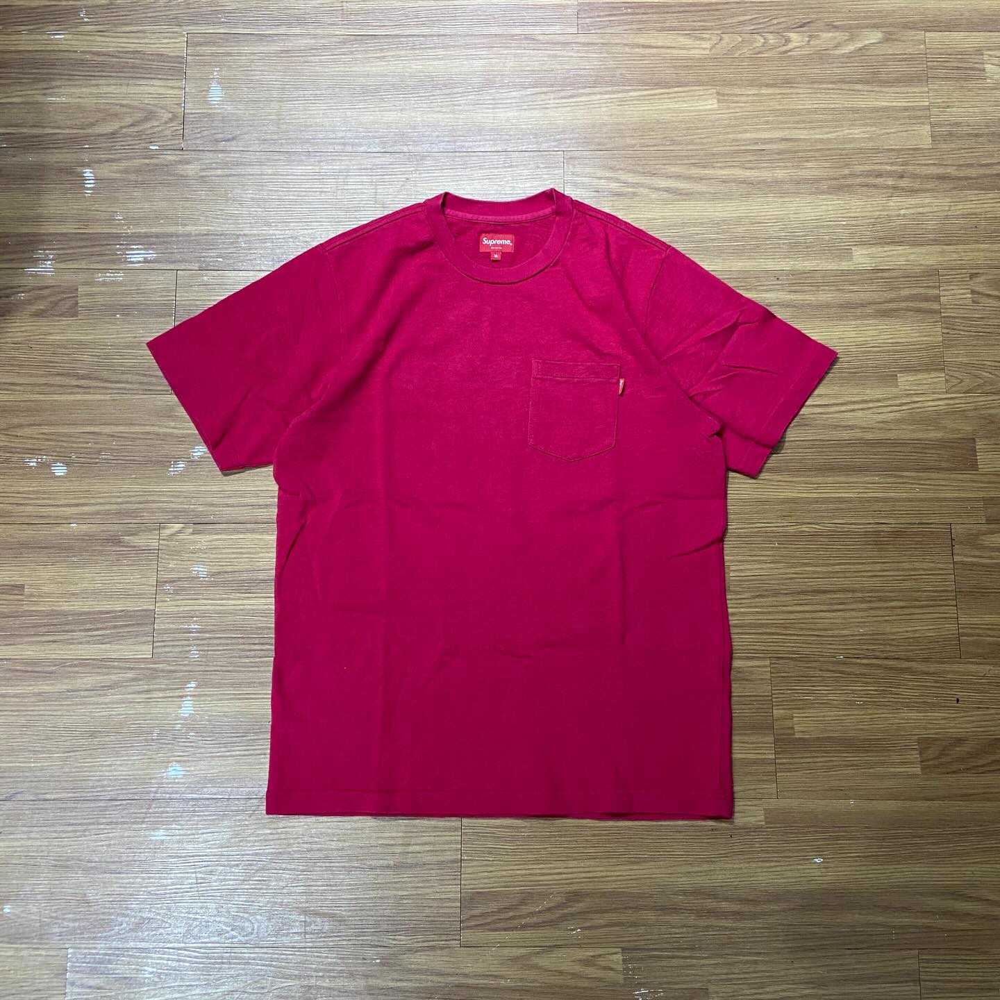 Supreme Pocket Tee S/S Magenta (Display Item)