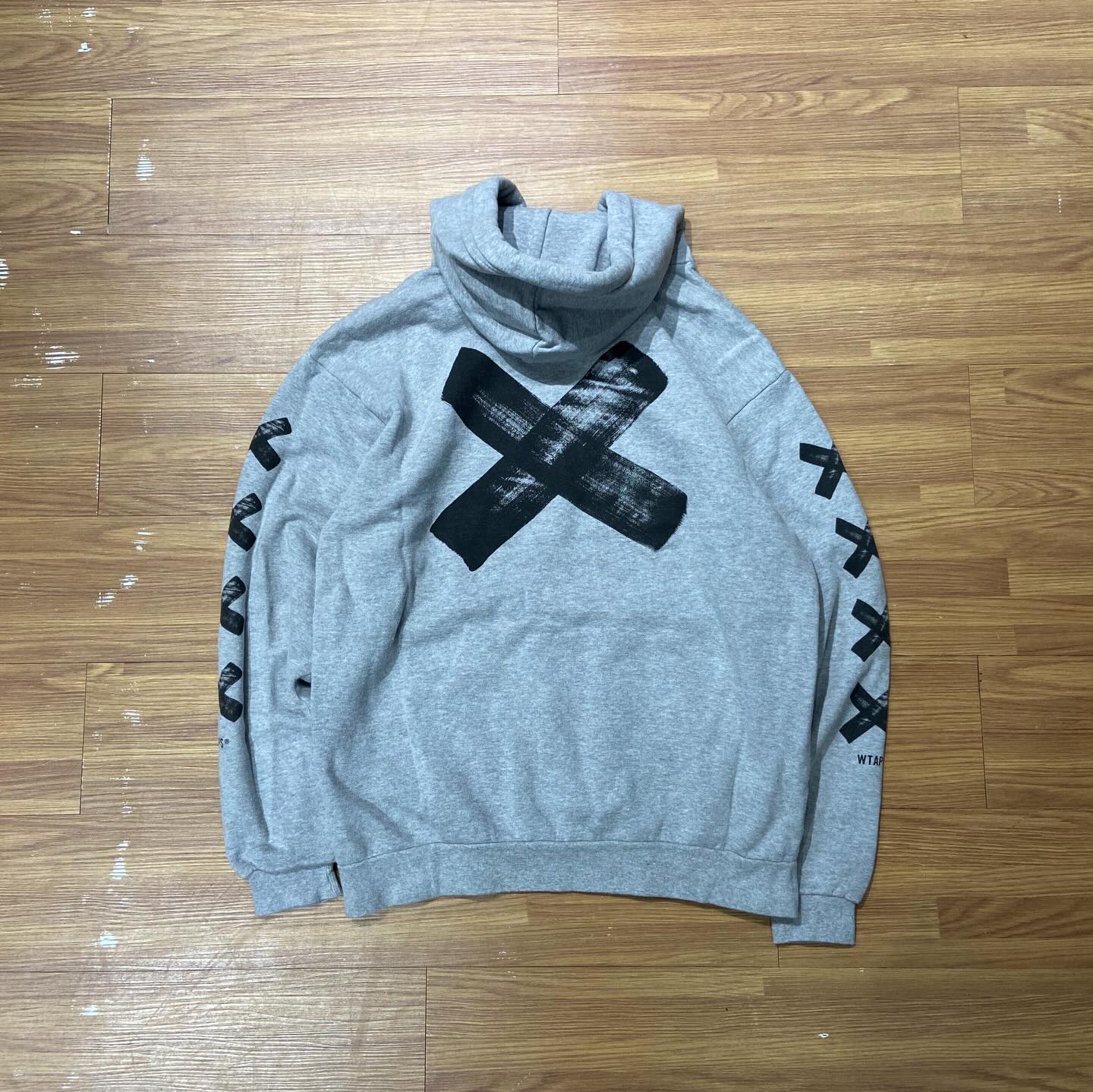 Wtaps MMXX Hoodie Heather Grey 202ATDT-HP01S (Display Item)