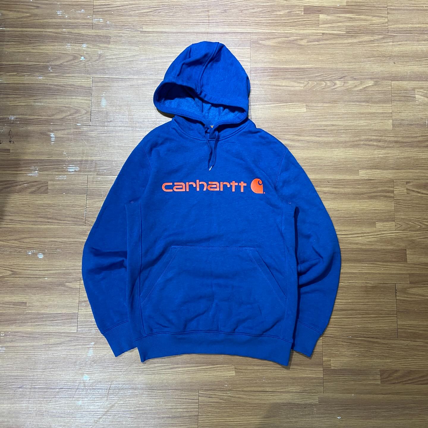 Carhartt WIP Classic Logo Hoodie Blue