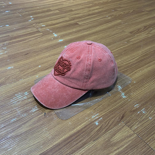 Human Made 6 Panel Washed Twill Cap Light Orange (Display Item)