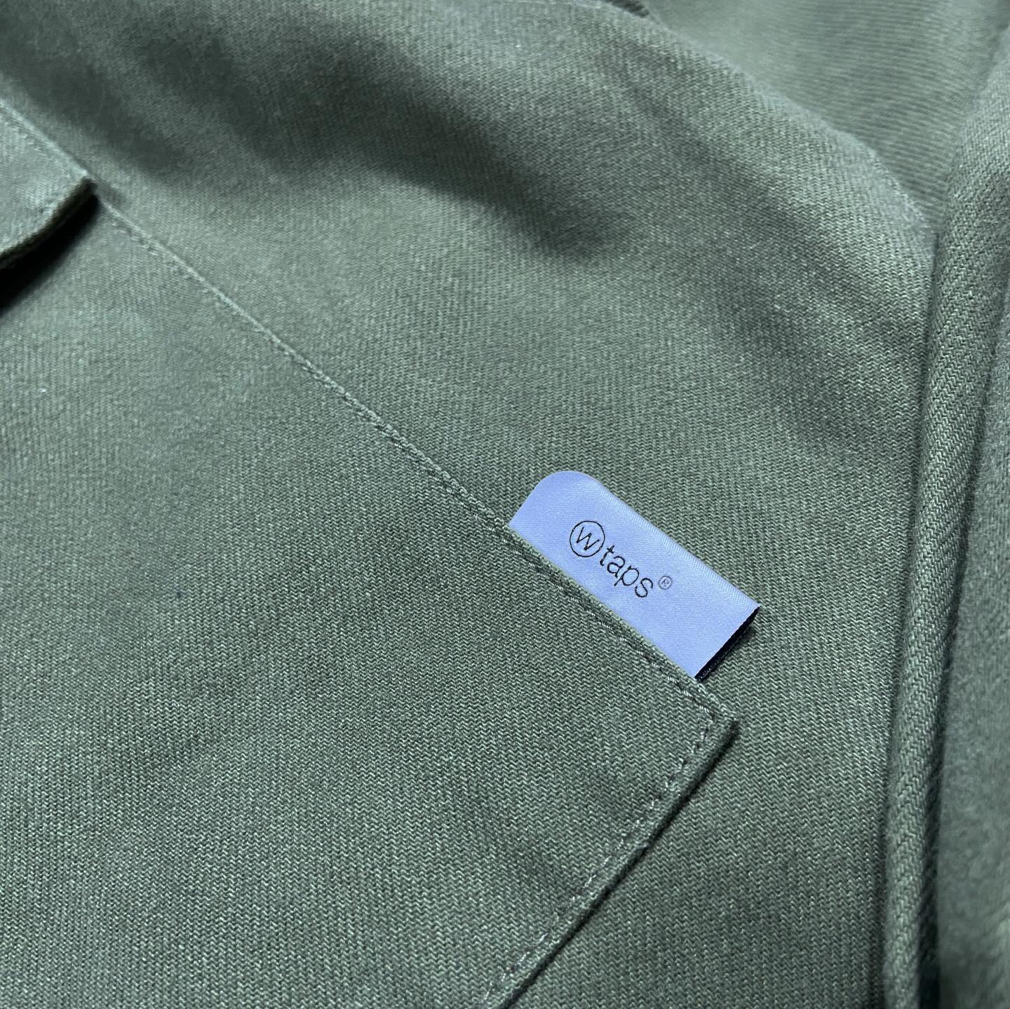 WTAPS CWB LS / COTTON. TWILL 厚斜布 Olive (Display Item)