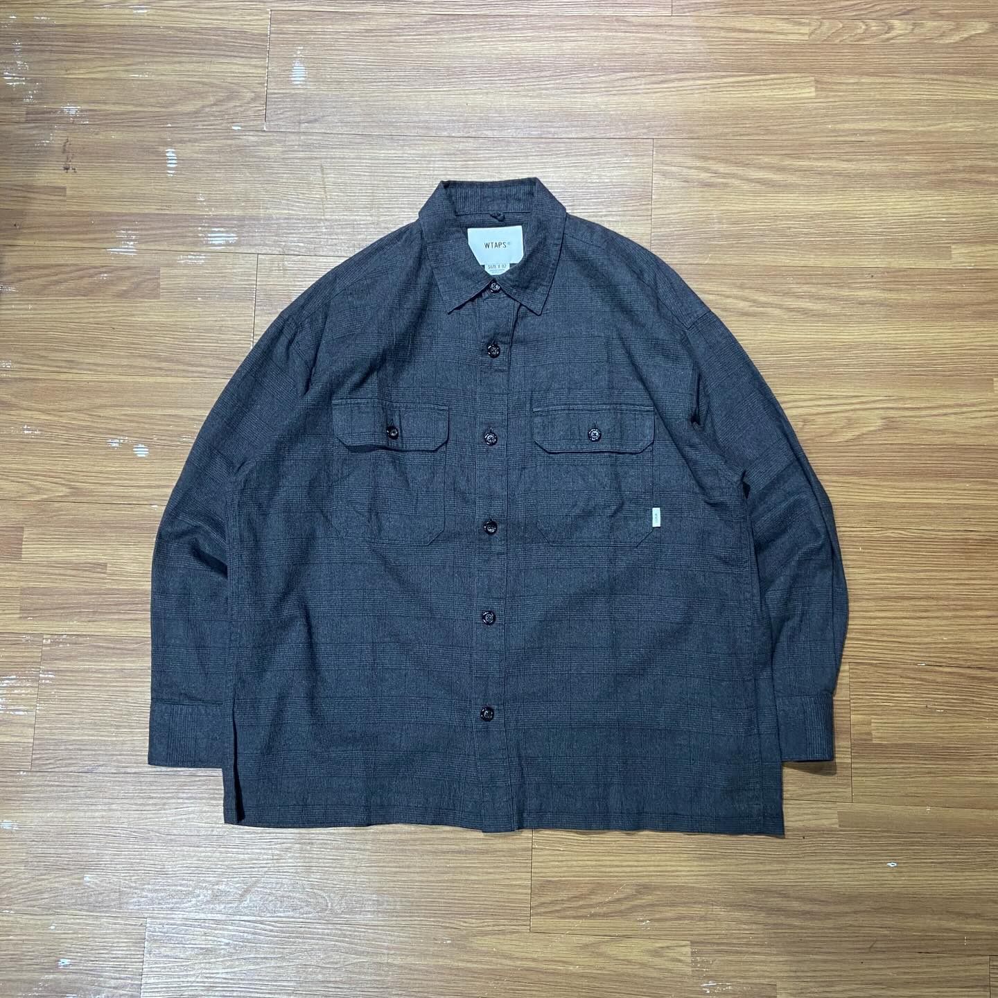 Wtaps Deck 01 LS / Cotton Twill Textile Black (Display Item)