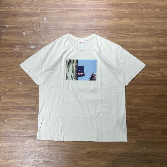 Supreme Banner Tee Natural (Used)