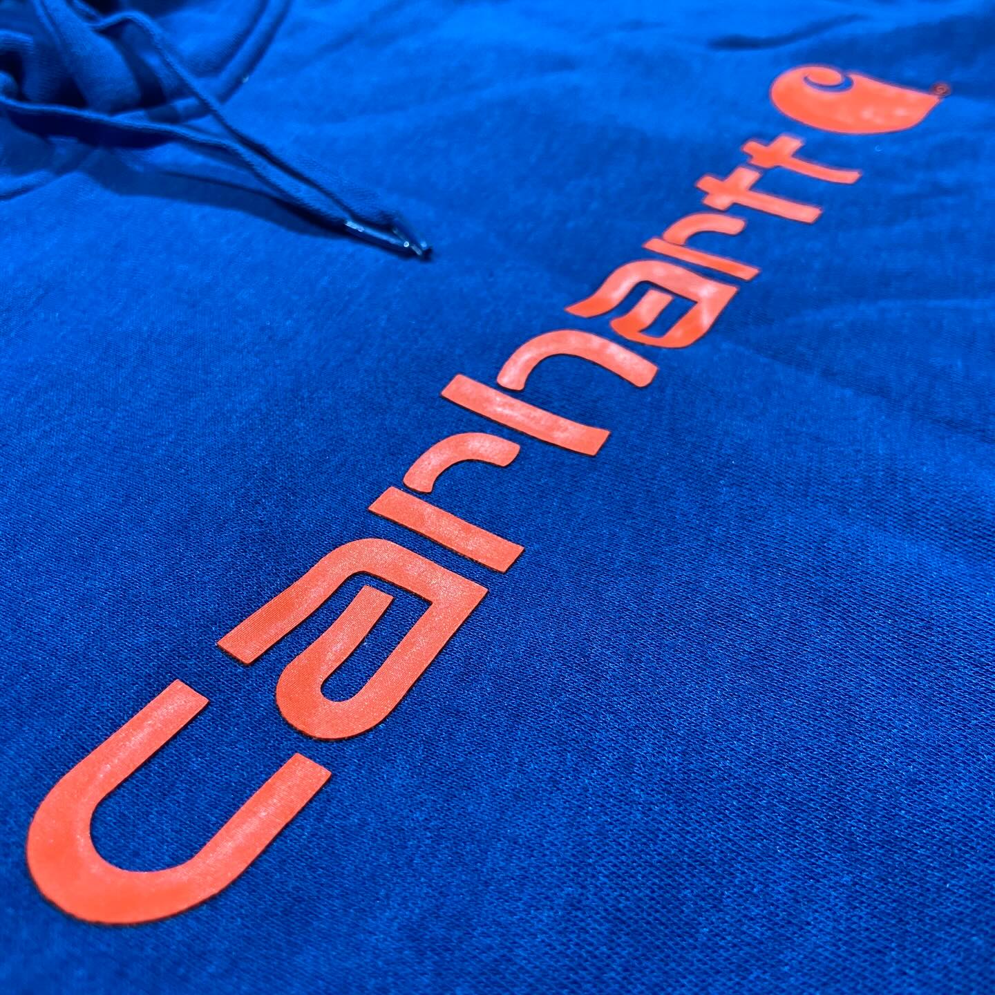 Carhartt WIP Classic Logo Hoodie Blue