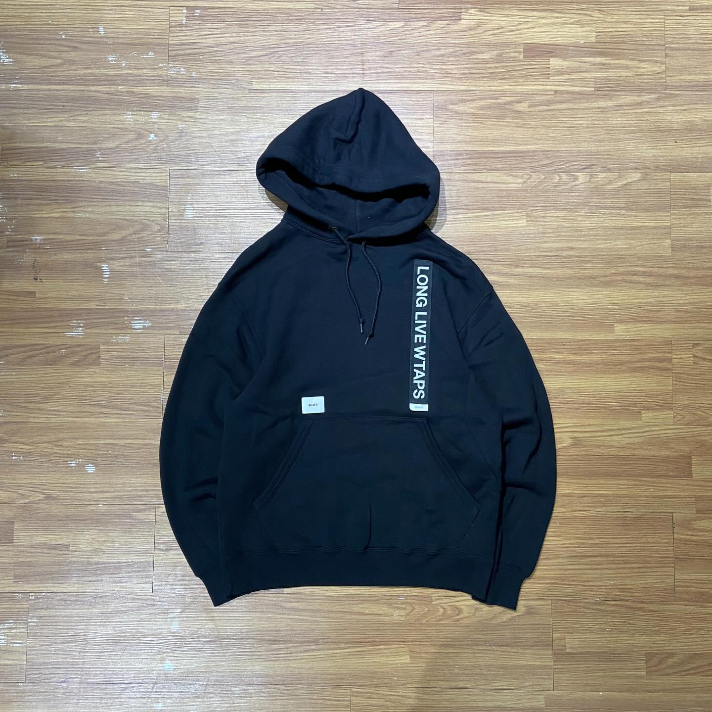 Wtaps LLW Hooded Sweatshirt / Cotton Black (Display Item)