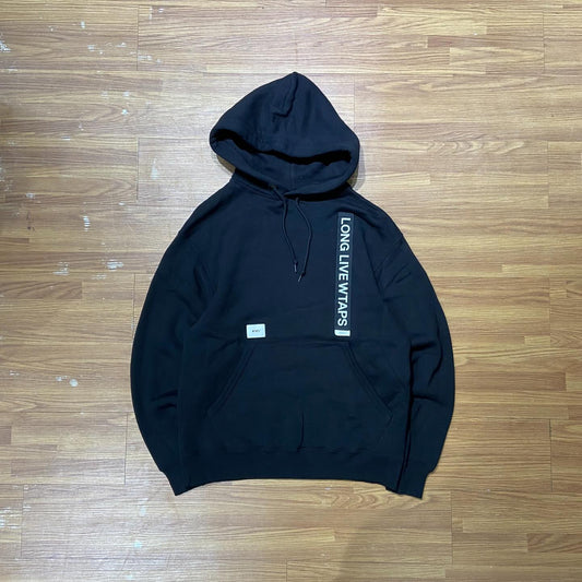 Wtaps LLW Hooded Sweatshirt / Cotton Black (Display Item)
