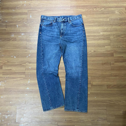 Undercover x GU Washed Denim Jeans Indigo Blue