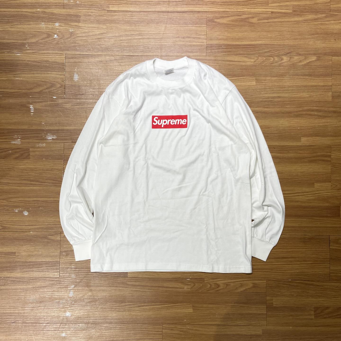 Supreme Box Logo Tee L/S White