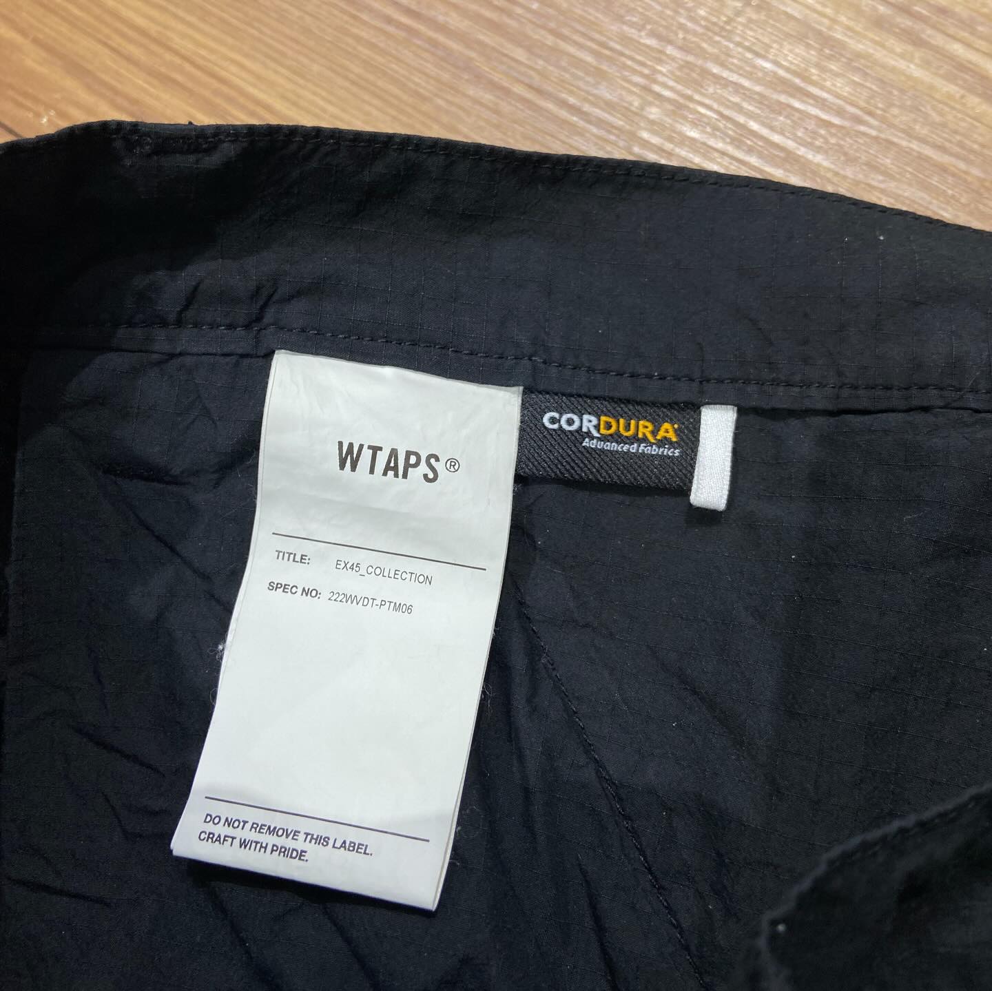 WTAPS BGT TROUSERS / NYCO. RIPSTOP (CORDURA®️) Black (Display Item)