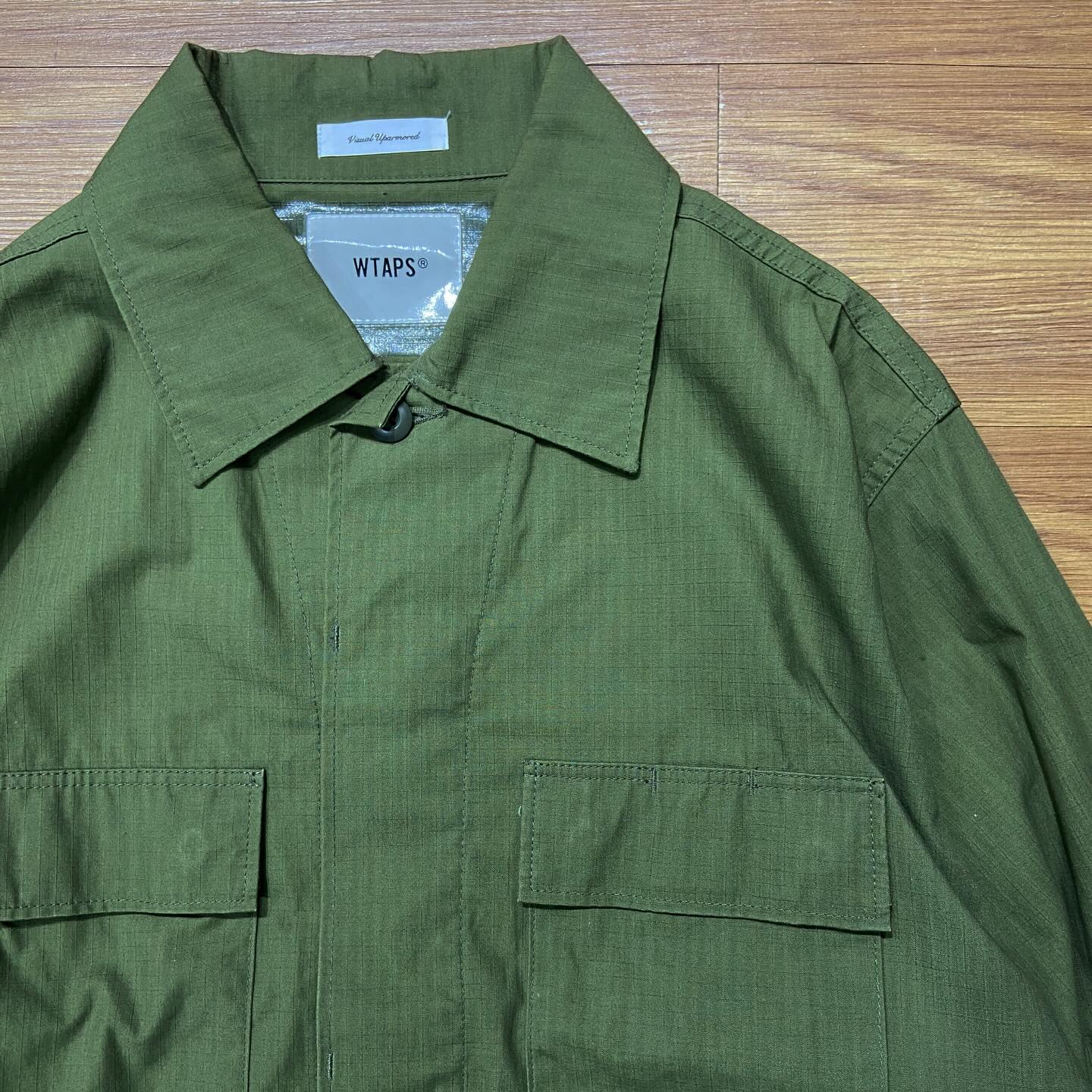 WTAPS JUNGLE WMILL LS SHIRT JACKET / NYCO. RIPSTOP Olive Drab (Display Item)