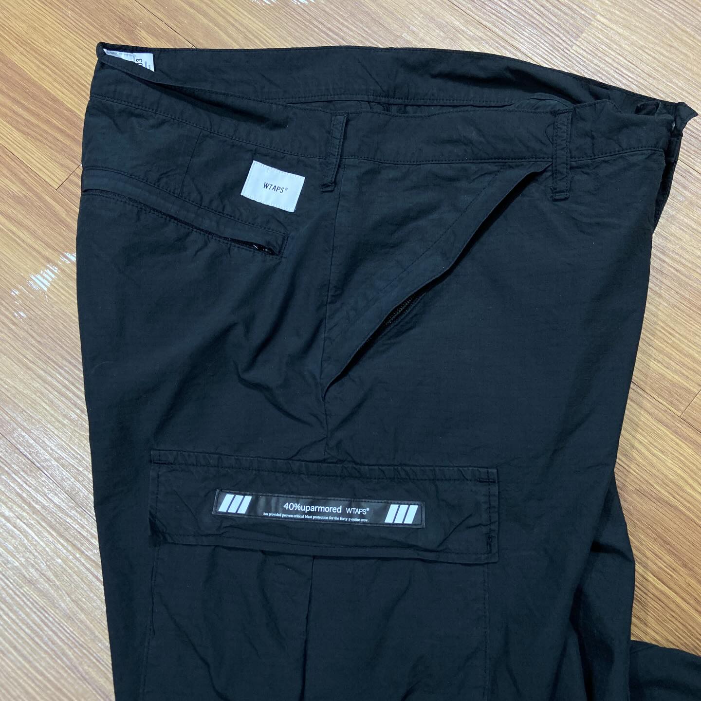 WTAPS BGT TROUSERS / NYCO. RIPSTOP (CORDURA®️) Black (Display Item)