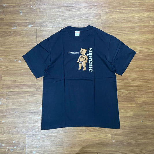 Supreme I’m Not Sorry Tee Navy (Display Item)