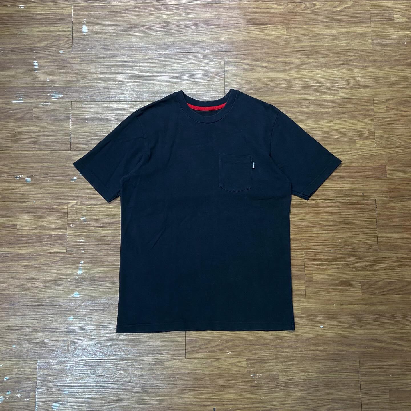 Supreme Pocket Tee SS Top (天竺棉) Black (Used)
