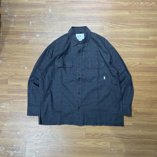 Wtaps Deck 01 LS / Cotton Twill Textile Black (Display Item)