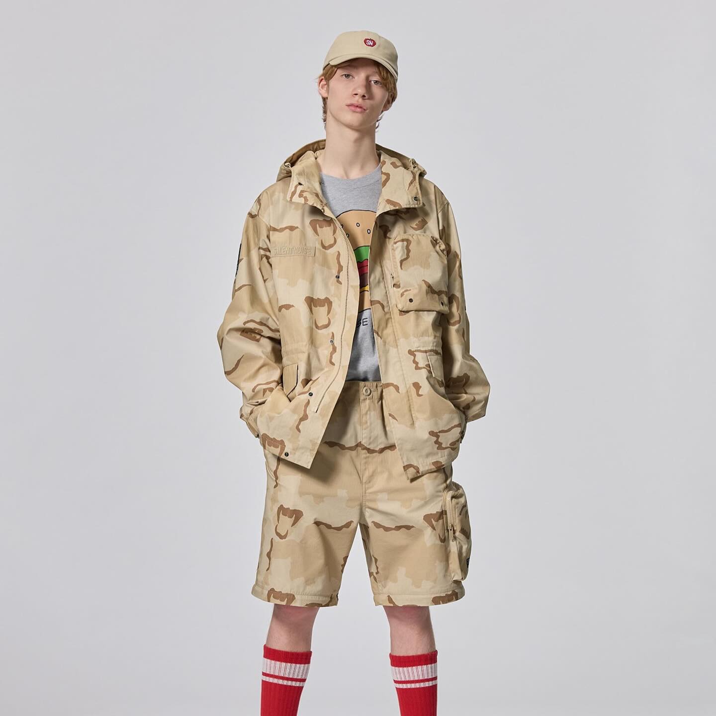 Undercover x GU 2-Way Ripstop Cargo Sand Camo