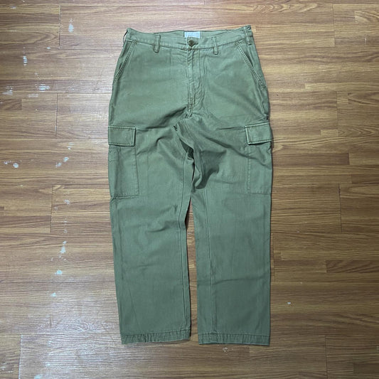 WTAPS TROUSERS CARGO / COTTON. SATIN Olive (Used)