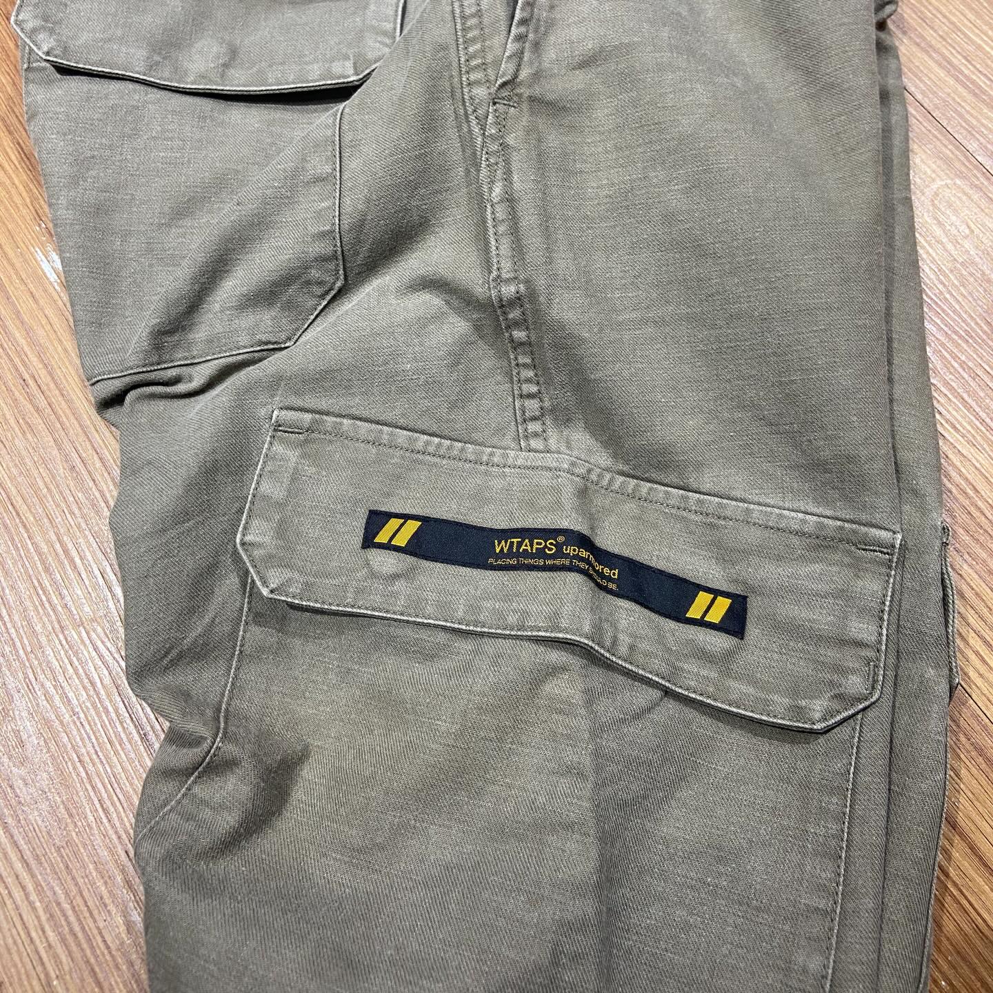 WTAPS JUNGLE SKINNY TROUSERS / COTTON. SERGE Olive (Used)