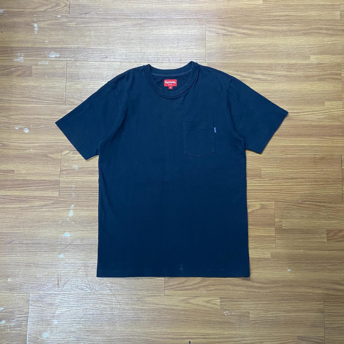 Supreme Pocket Tee SS Top Dark Navy (Used)