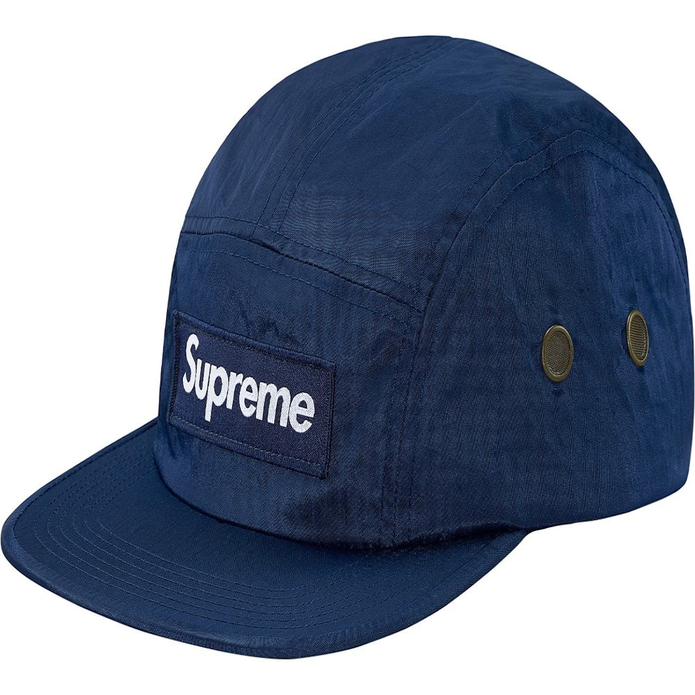 Supreme FW17 Washed Nylon Camp Cap Navy