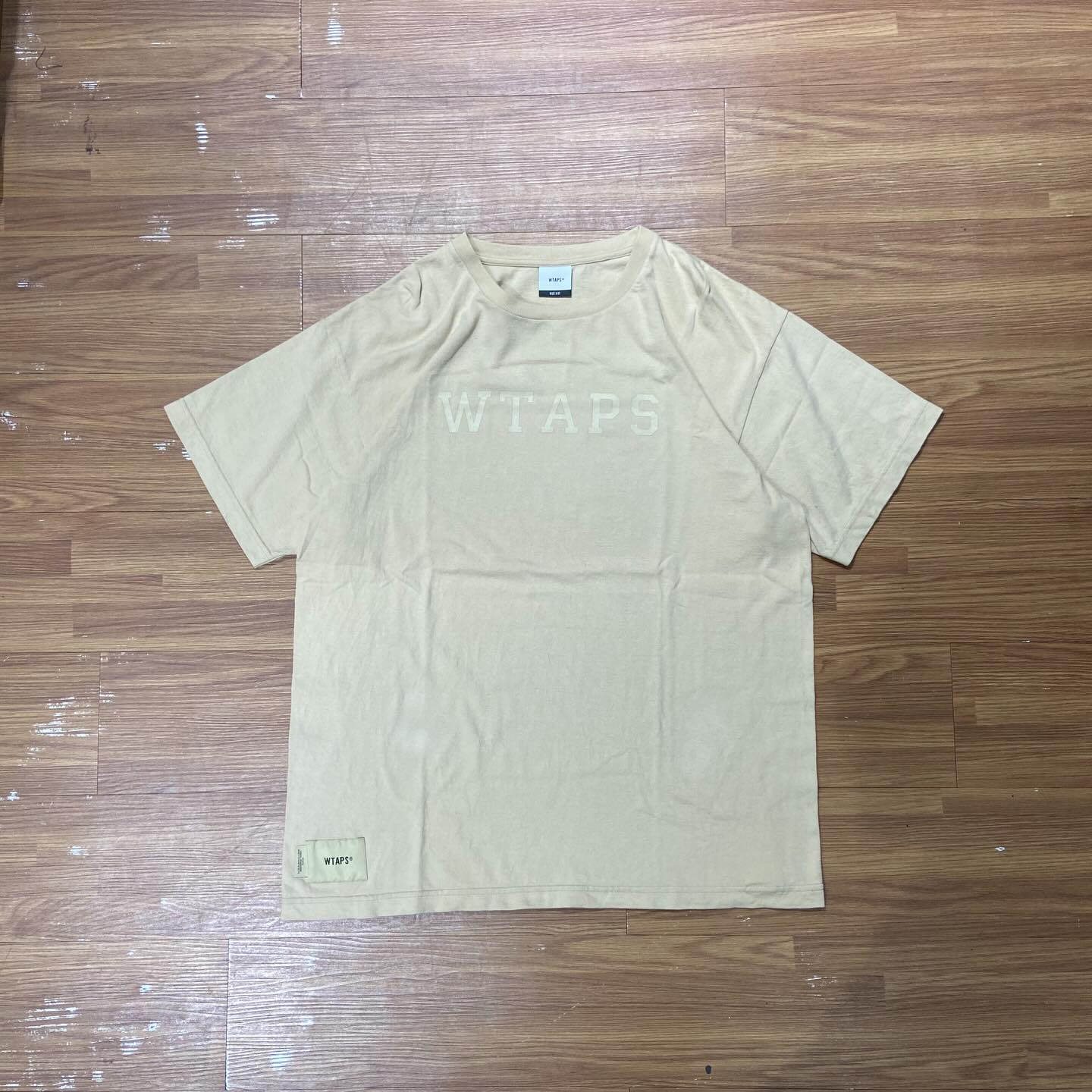 Wtaps College Tee Beige (Used)