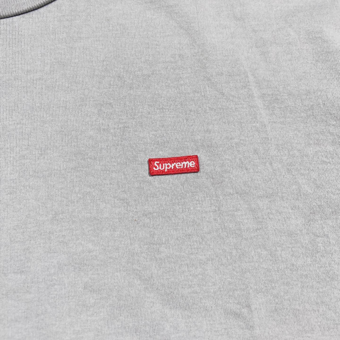 Supreme Small Box L/S Tee Light Slate (Display Item)
