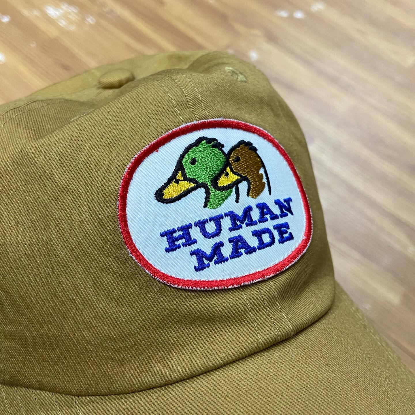 Human Made 6-Panel Cap “Duck” Beige