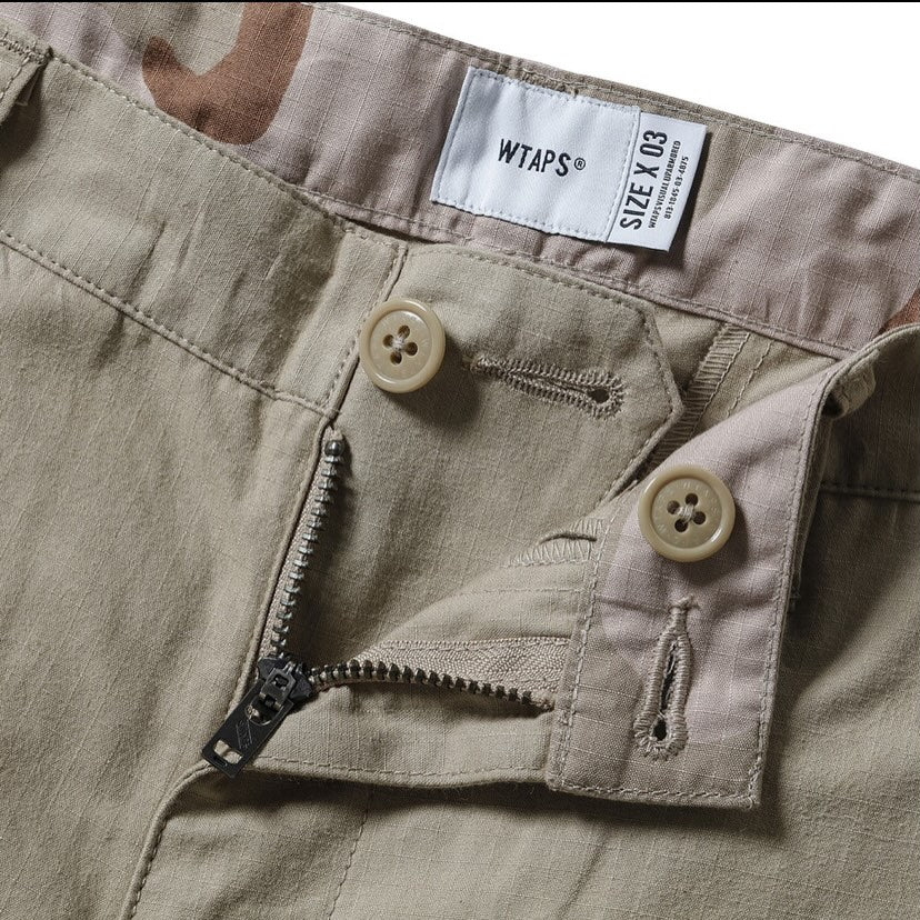 WTAPS JUNGLE STOCK TROUSERS / COTTON. RIPSTOP Beige (Used)