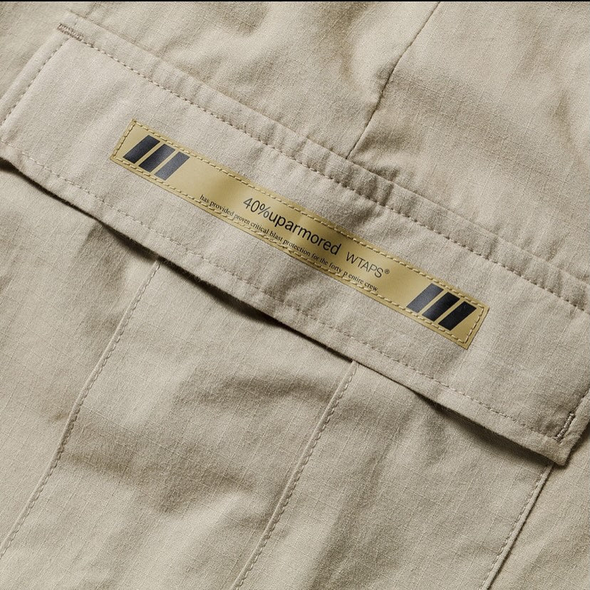 WTAPS JUNGLE STOCK TROUSERS / COTTON. RIPSTOP Beige (Used)