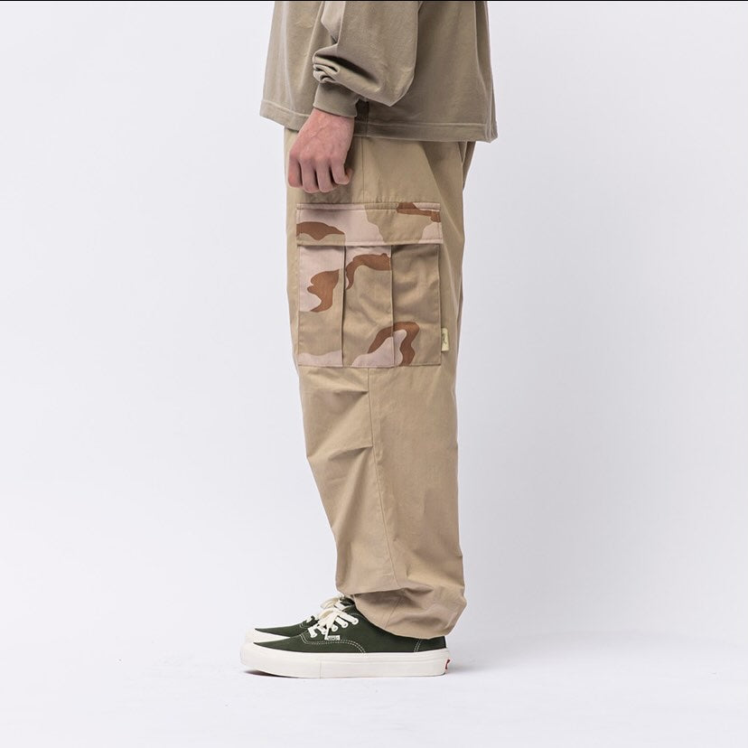 WTAPS JUNGLE STOCK TROUSERS / COTTON. RIPSTOP Beige (Used)