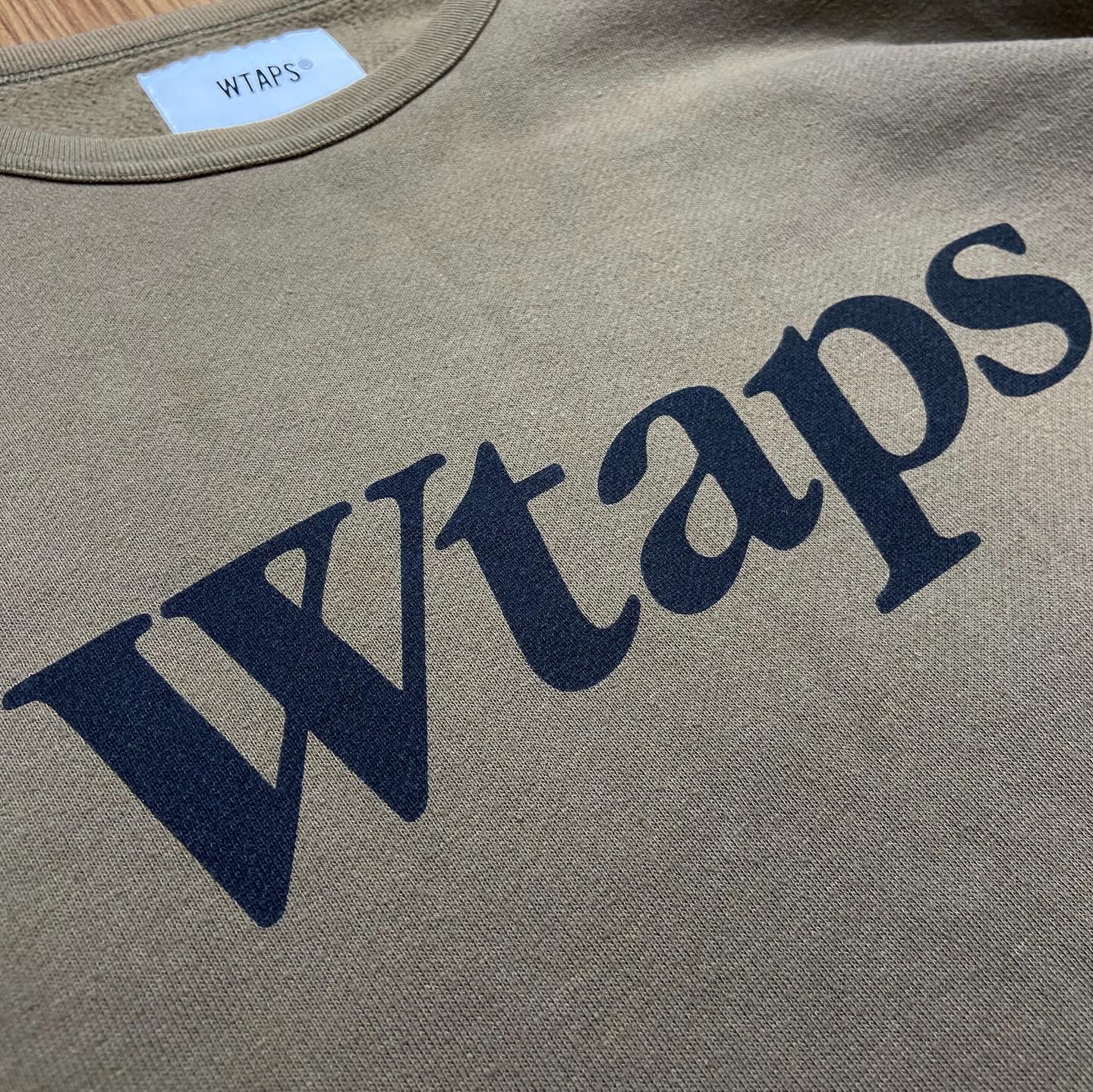Wtaps Academy Sweat Crewneck Olive (Used)