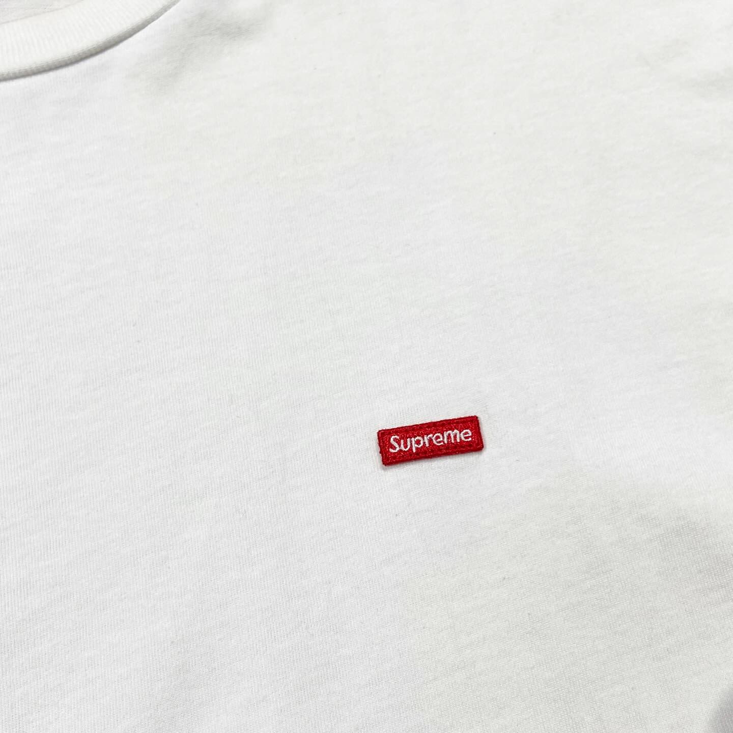 Supreme Small Box L/S Tee White (Used)