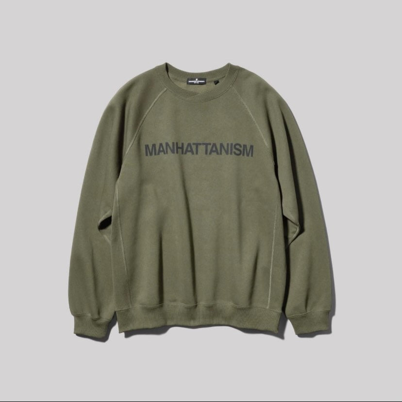 Engineered Garments x GU Heavy Weight Crewneck Olive
