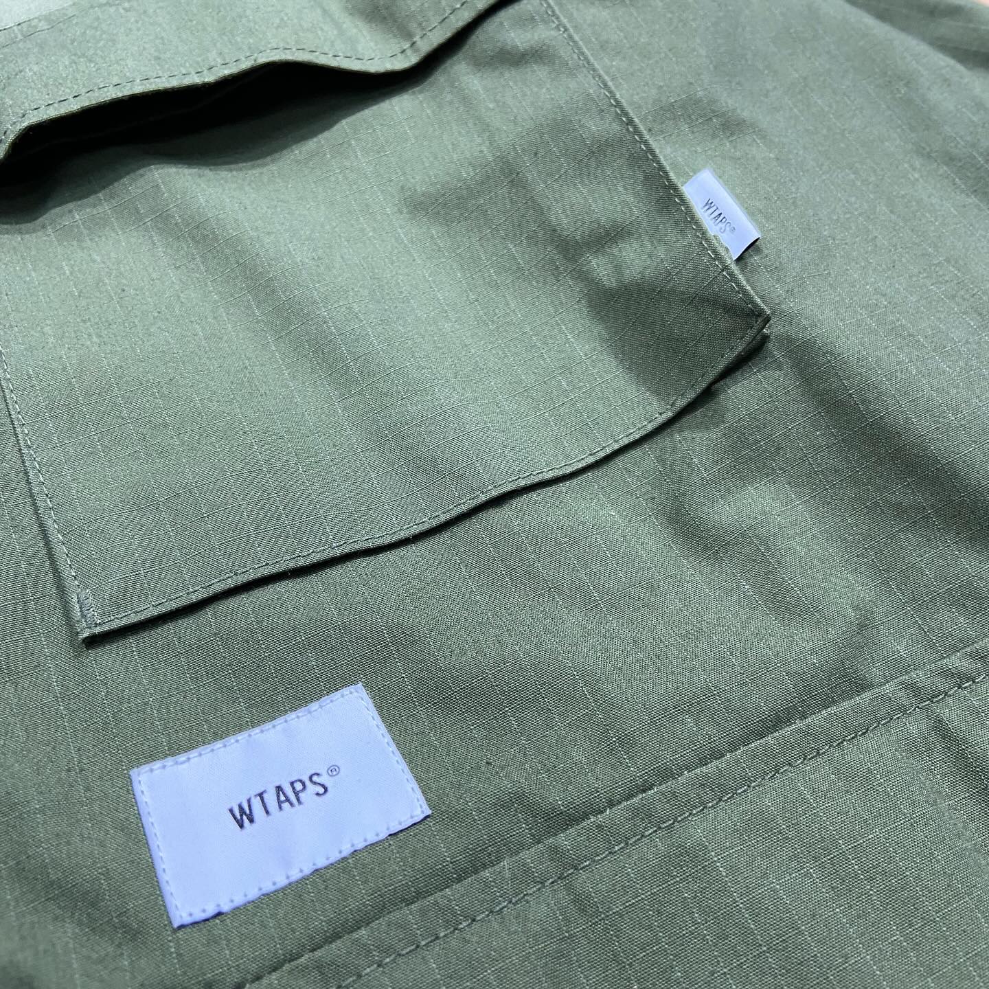 WTAPS JMOD 01 SHIRT LS JACKET / NYCO. RIPSTOP. IDENTITY Olive (Display Item)