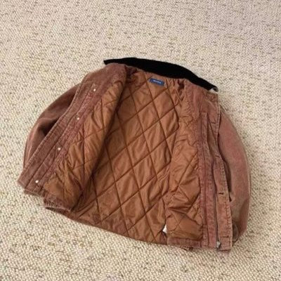 Nautica JP Fade Washed Padding Corduroy Blousion Brown