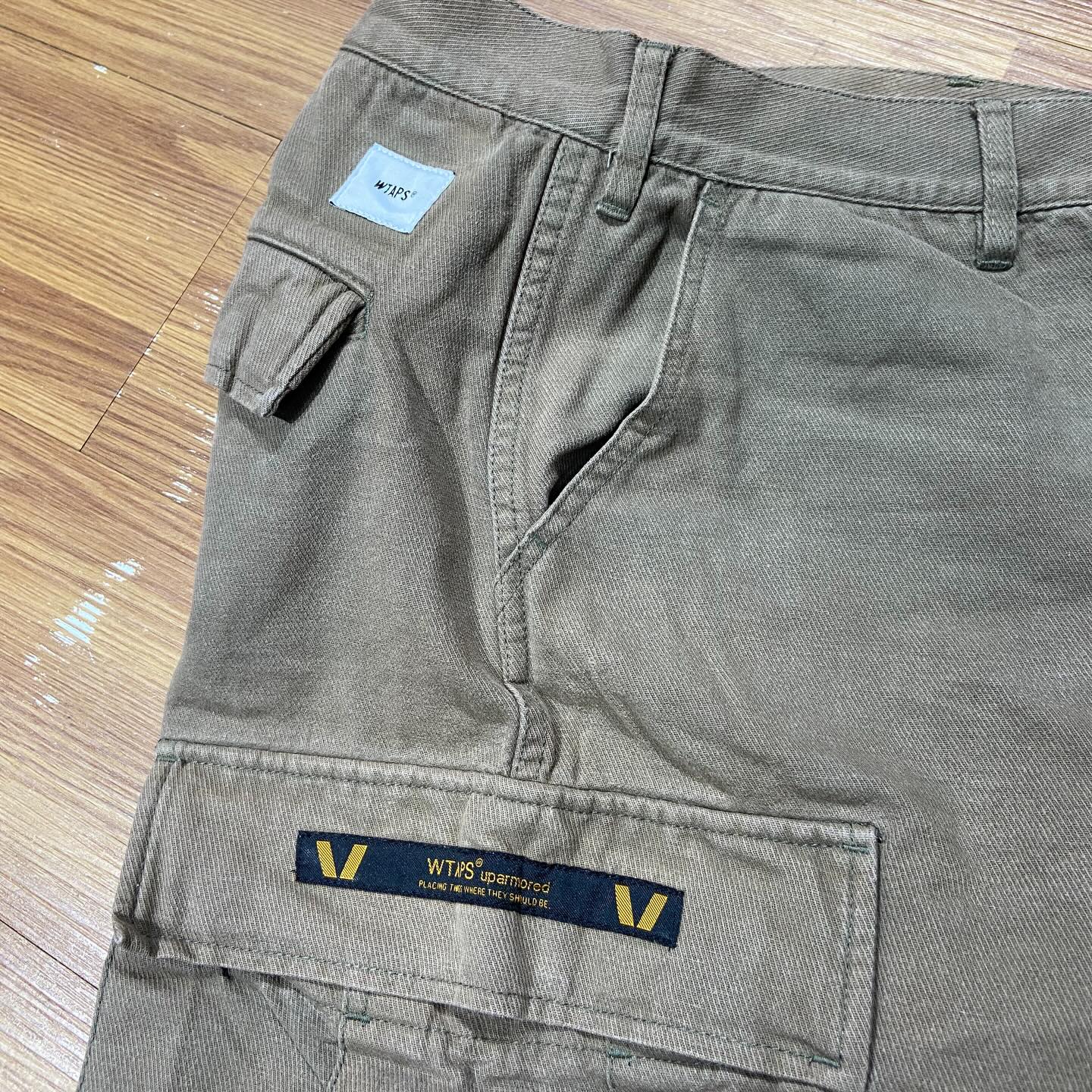 WTAPS JUNGLE SHORTS / SHORTS. COTTON. SERGE Olive (Used)